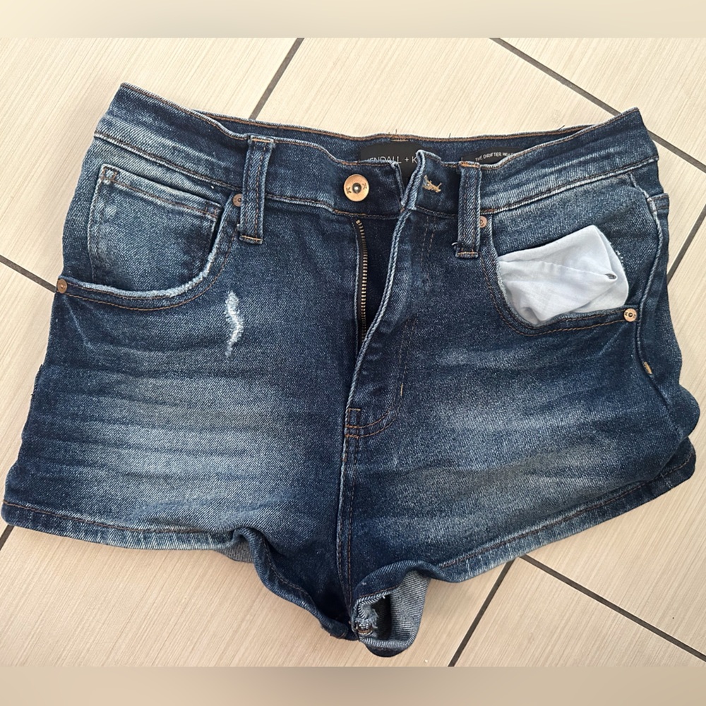 Kendall + Kylie jean shorts